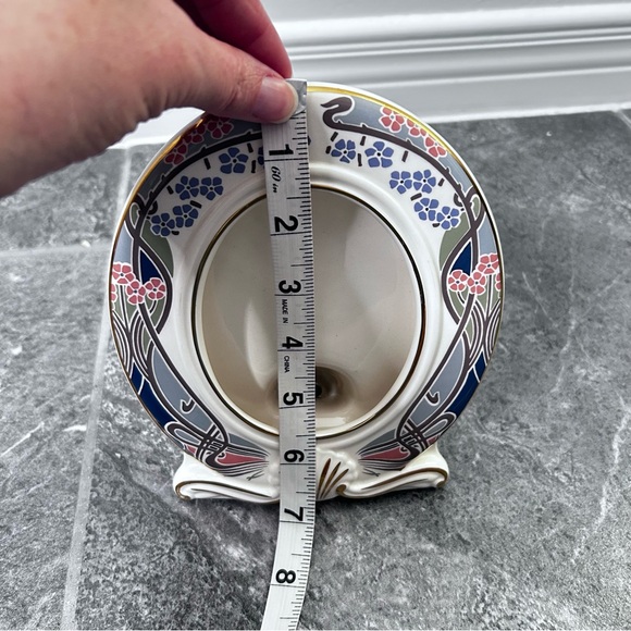 VNTG 1987 Masons Ironstone Liberty London Oval Photo Frame Art Nouveau Style - Picture 6 of 11